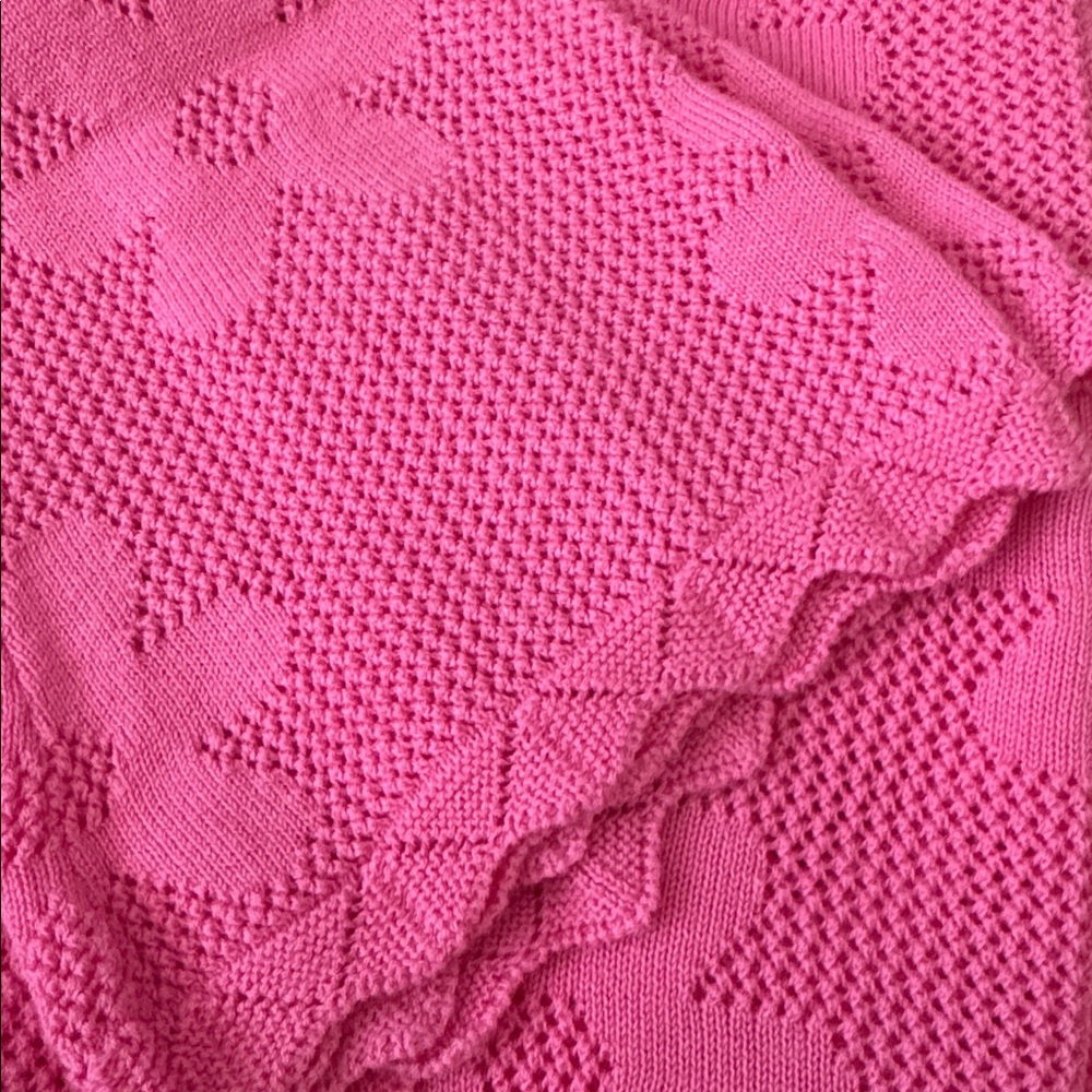๐ธ BEACH RIOT Libbi Long Sleeve Pink Cotton Cover-Up Flower Embroidery Dress ๐ธ - Picture 9 of 9